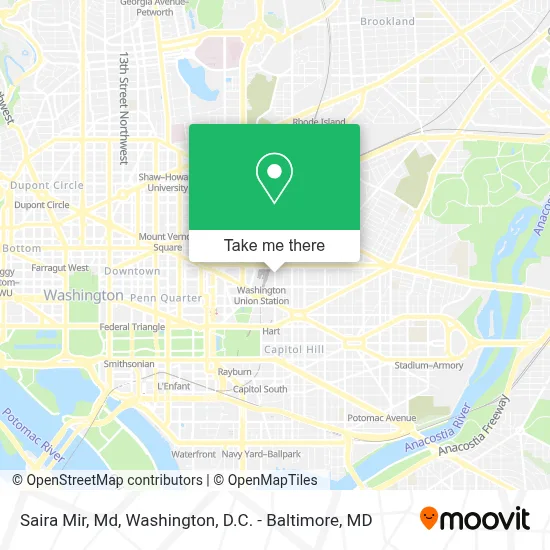 Saira Mir, Md map