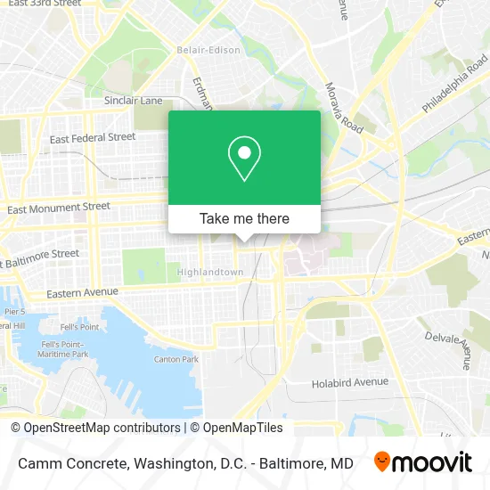 Camm Concrete map