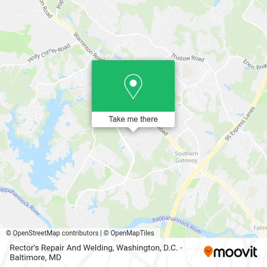 Rector's Repair And Welding map