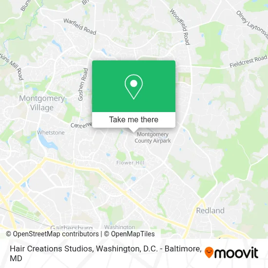 Hair Creations Studios map