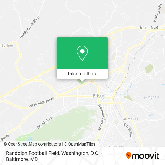Randolph Football Field map