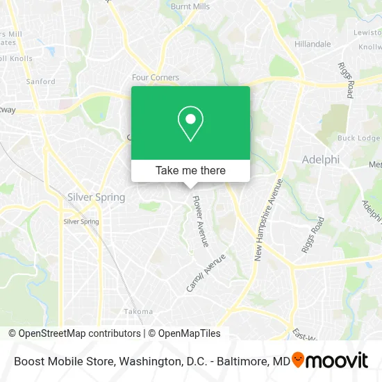 Boost Mobile Store map