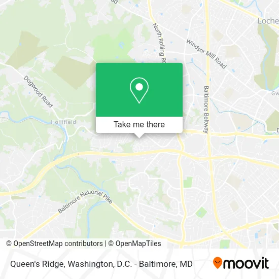 Queen's Ridge map