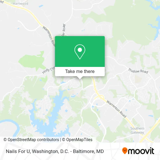 Nails For U map