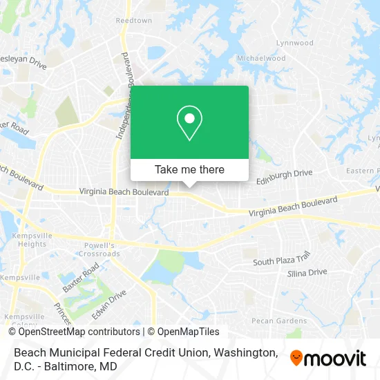 Beach Municipal Federal Credit Union map