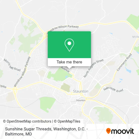 Sunshine Sugar Threads map