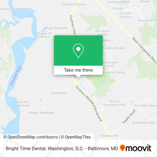 Bright Time Dental map