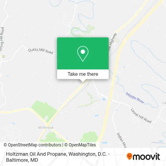 Holtzman Oil And Propane map