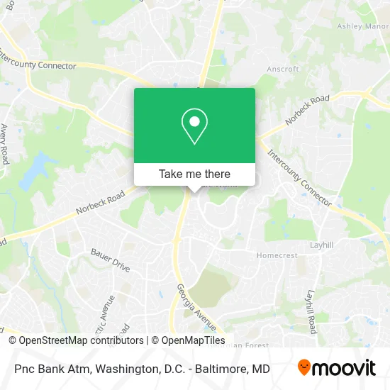 Pnc Bank Atm map