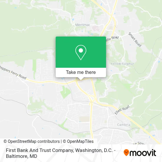 First Bank And Trust Company map