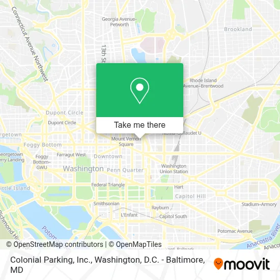 Colonial Parking, Inc. map