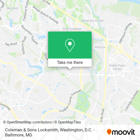 Coleman & Sons Locksmith map