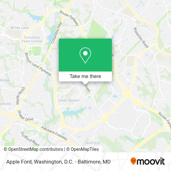 Apple Ford map