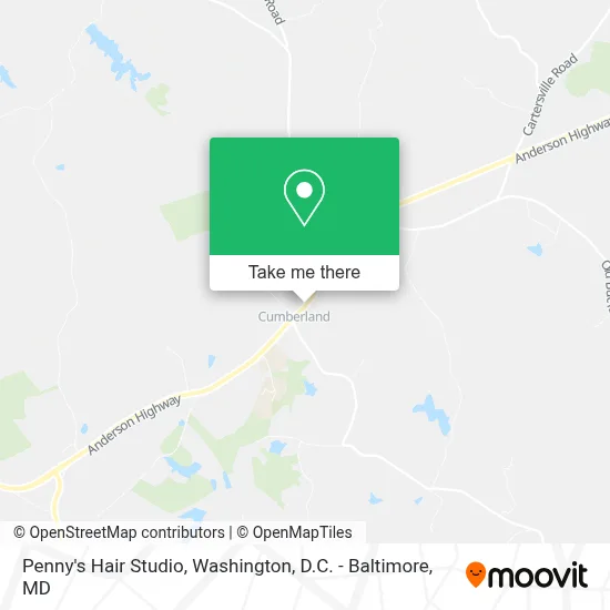Penny's Hair Studio map