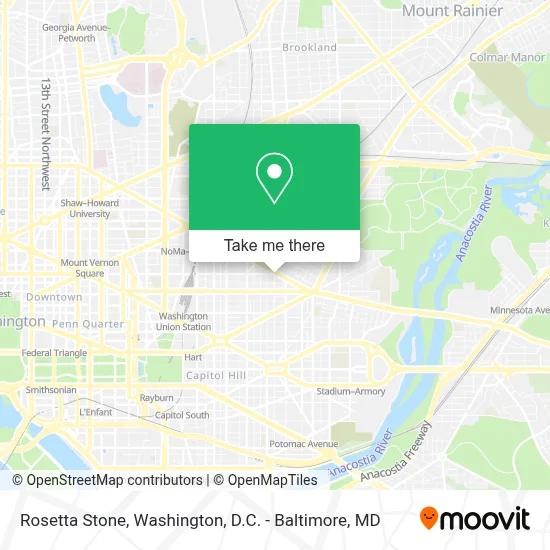 Rosetta Stone map