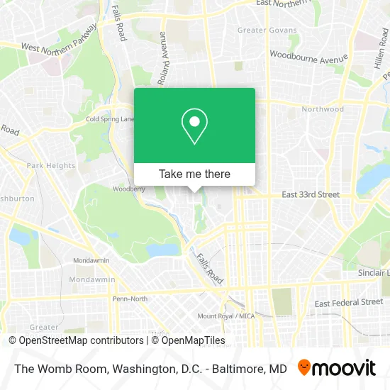 The Womb Room map