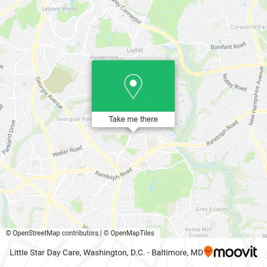 Little Star Day Care map