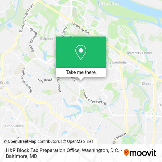 H&R Block Tax Preparation Office map