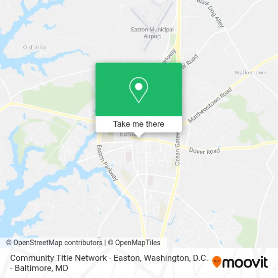 Community Title Network - Easton map