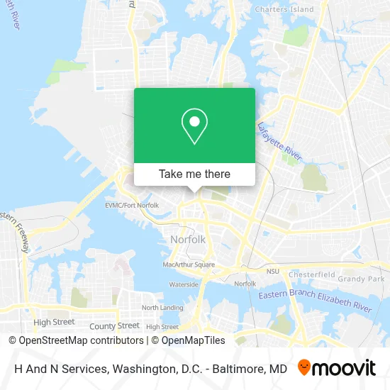 H And N Services map