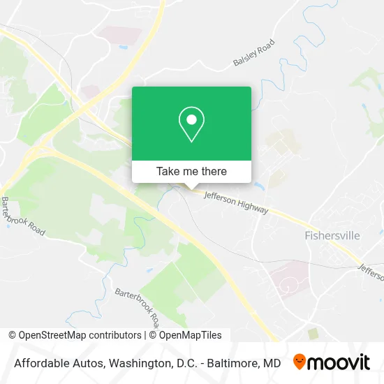 Affordable Autos map