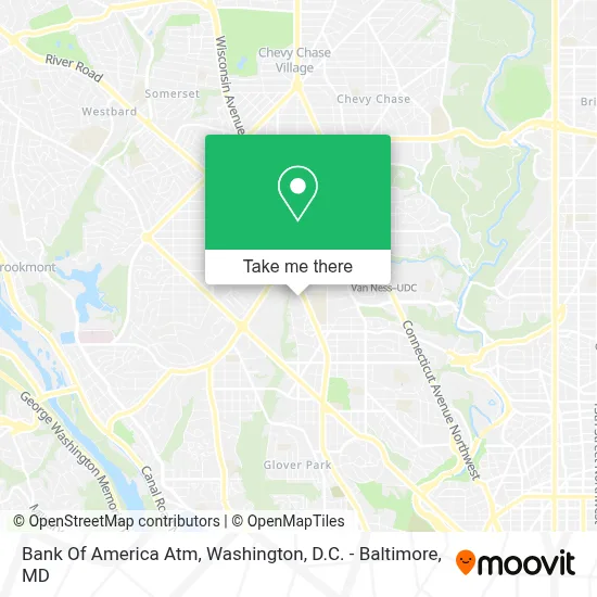 Bank Of America Atm map
