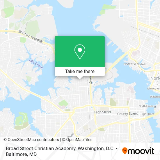 Broad Street Christian Academy map