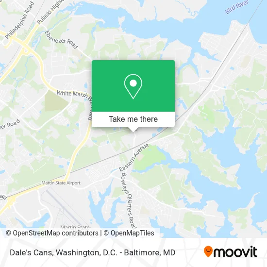 Dale's Cans map