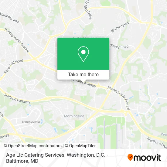 Age Llc Catering Services map