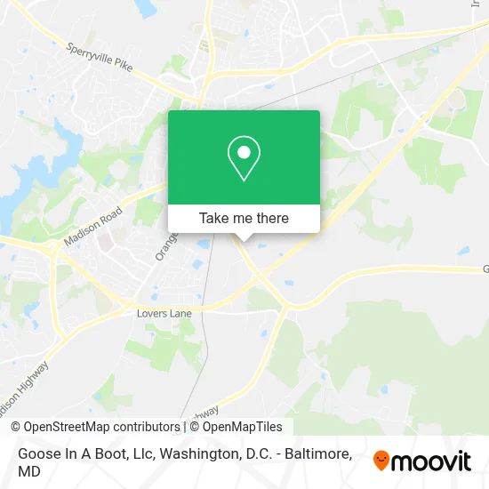 Goose In A Boot, Llc map