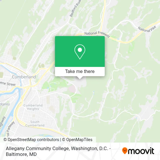 Allegany Community College map
