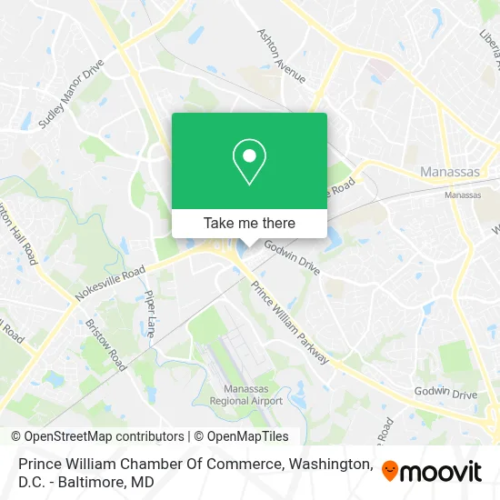 Prince William Chamber Of Commerce map