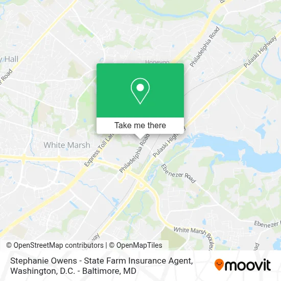 Stephanie Owens - State Farm Insurance Agent map