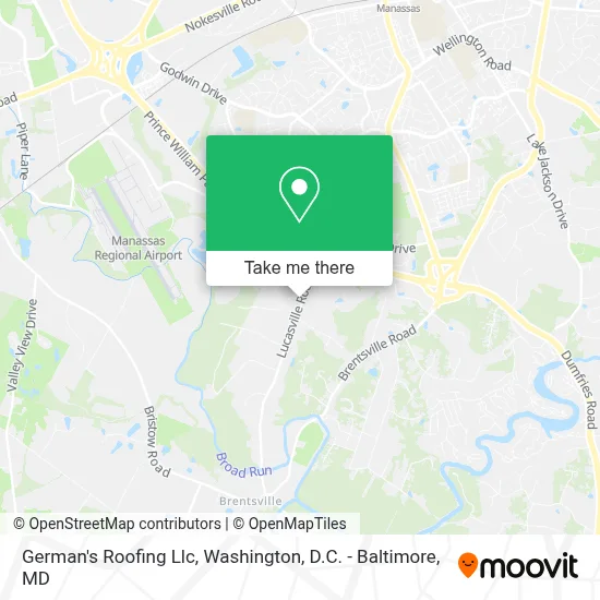 German's Roofing Llc map
