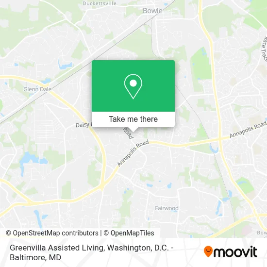 Greenvilla Assisted Living map