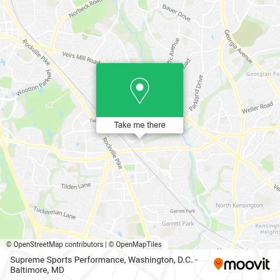 Supreme Sports Performance map