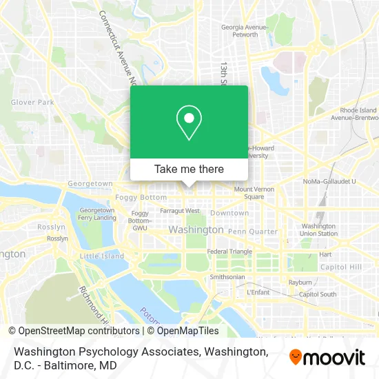 Washington Psychology Associates map