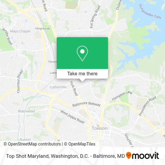 Top Shot Maryland map