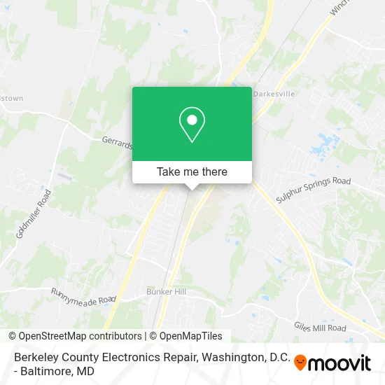 Berkeley County Electronics Repair map