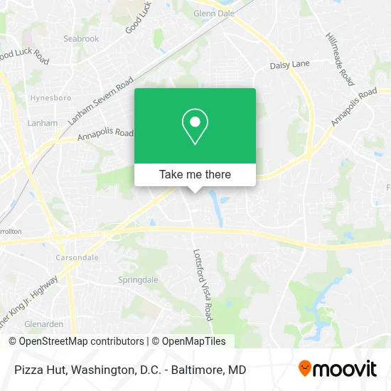 Pizza Hut map