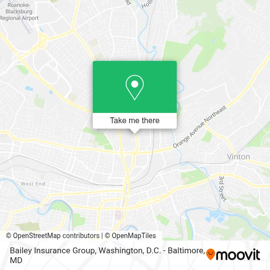 Bailey Insurance Group map