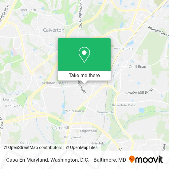 Casa En Maryland map