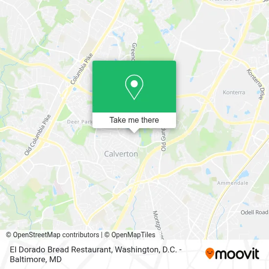 El Dorado Bread Restaurant map