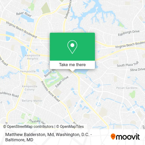 Matthew Balderston, Md map