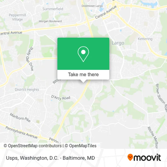Usps map