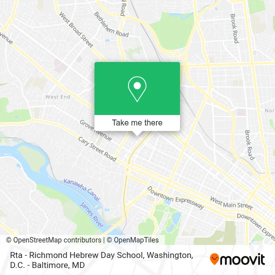 Rta - Richmond Hebrew Day School map