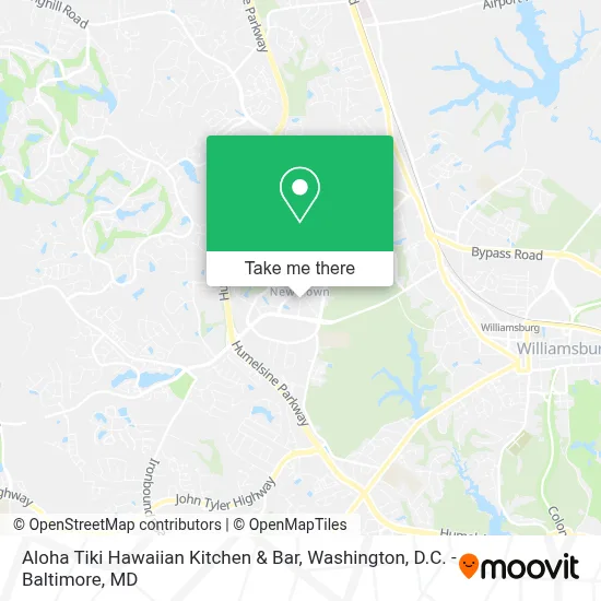 Aloha Tiki Hawaiian Kitchen & Bar map
