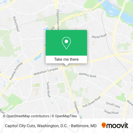 Capitol City Cuts map