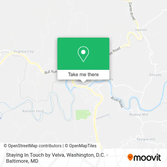 Staying In Touch by Velva map