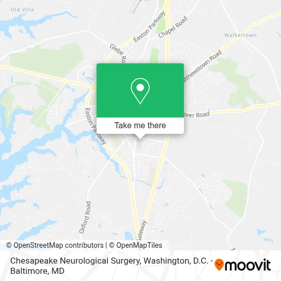 Chesapeake Neurological Surgery map